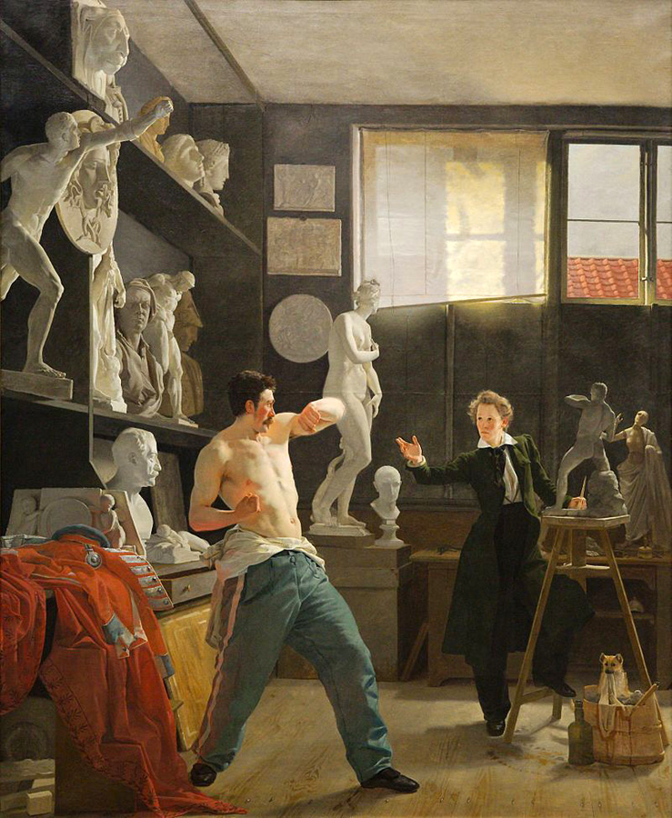 the sculptor christen christensen